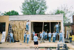 Refinishing the facade